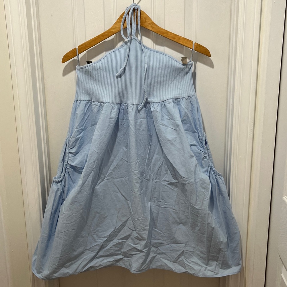 BNWOT ZARA HALTER DRESS LARGE - Picture 2 of 5
